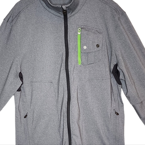Lululemon men's grey athletic stretch jacket. - Picture 7 of 17